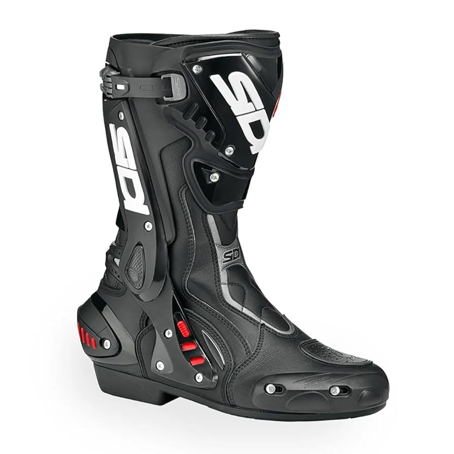 SIDI バイク用 ブラックブーツ 28センチ SIDI シディ バイク用 ライディング シューズ ショート ブーツ